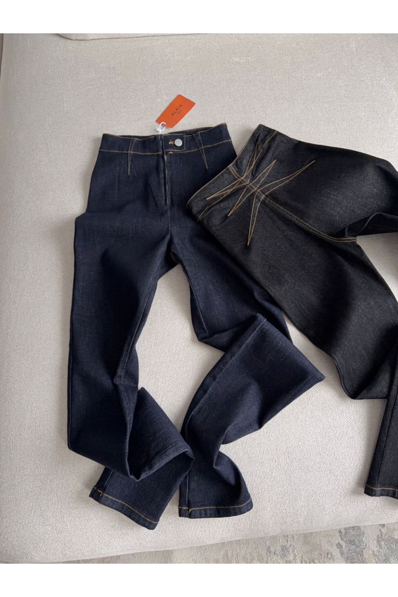 Designer Clothing Женские джинсы Alaia premium - Navy