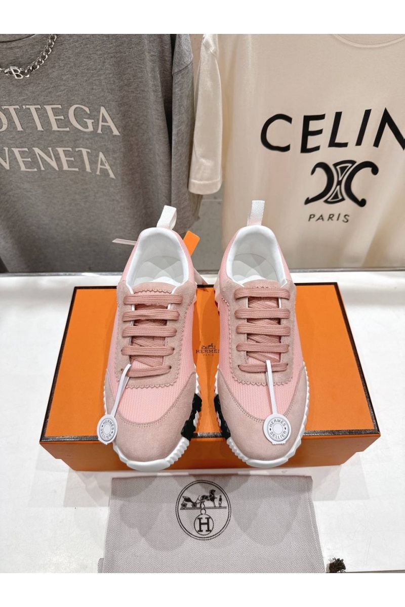 Hermes Женские кроссовки Bouncing  premium - Pink