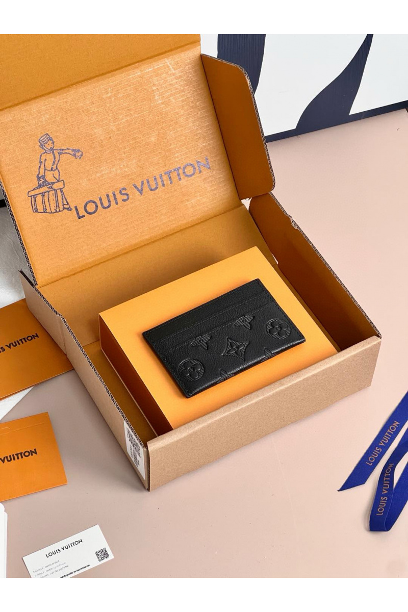 Lоuis Vuittоn Кожаный кардхолдер Premium 11x7x0.5 см
