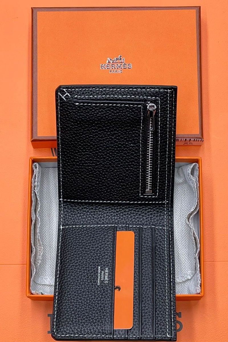 Hermes Кожаный кошелёк 12х10 см