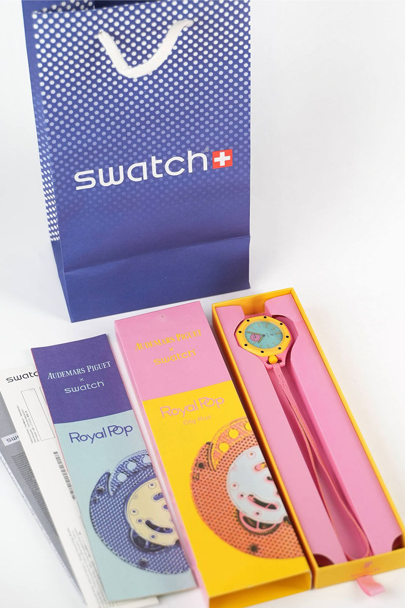 Designer Clothing Часы Audemars Piguet × Swatch Royal Pop premium 