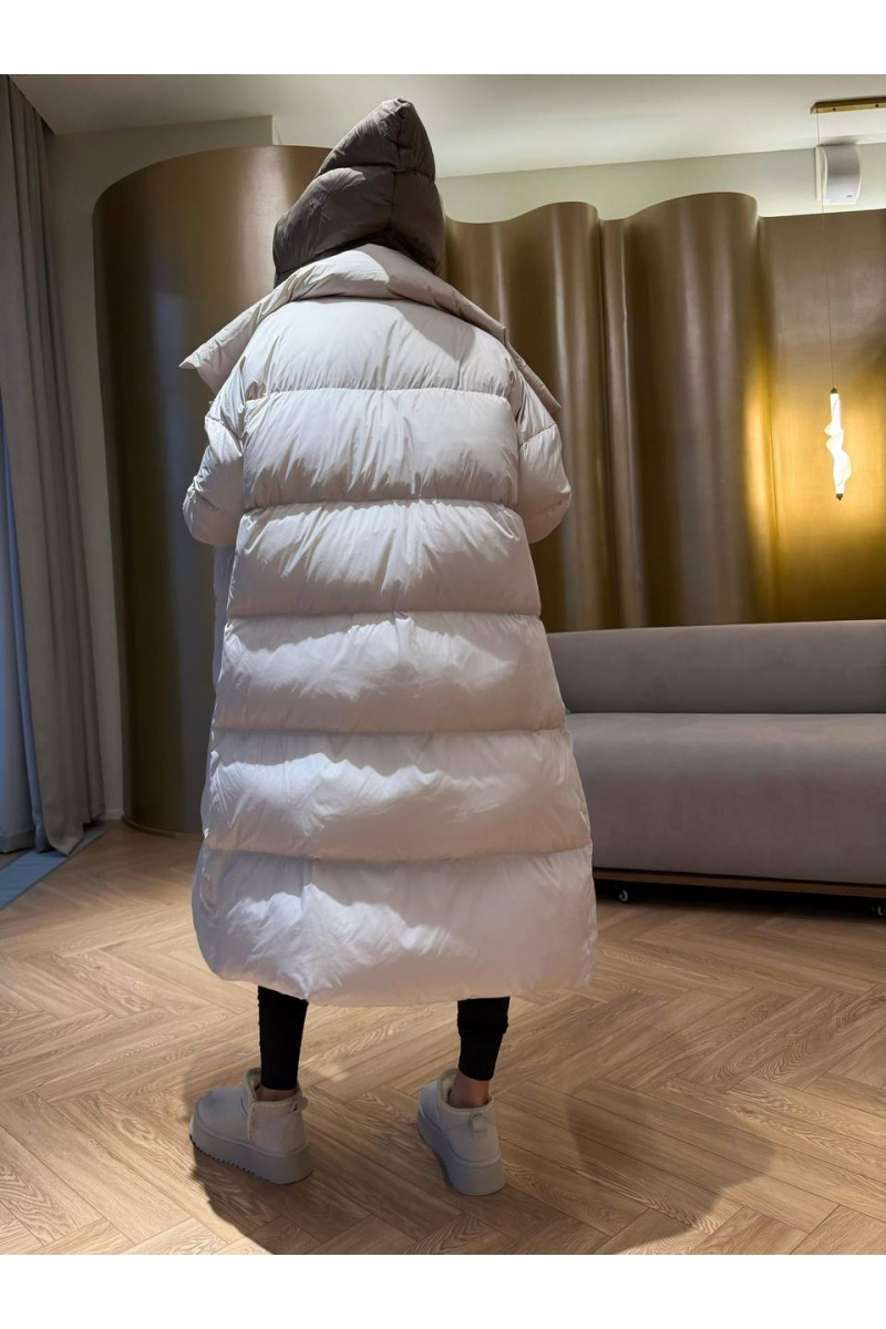 Max Mara Женский пуховик с капюшоном premium - Beige