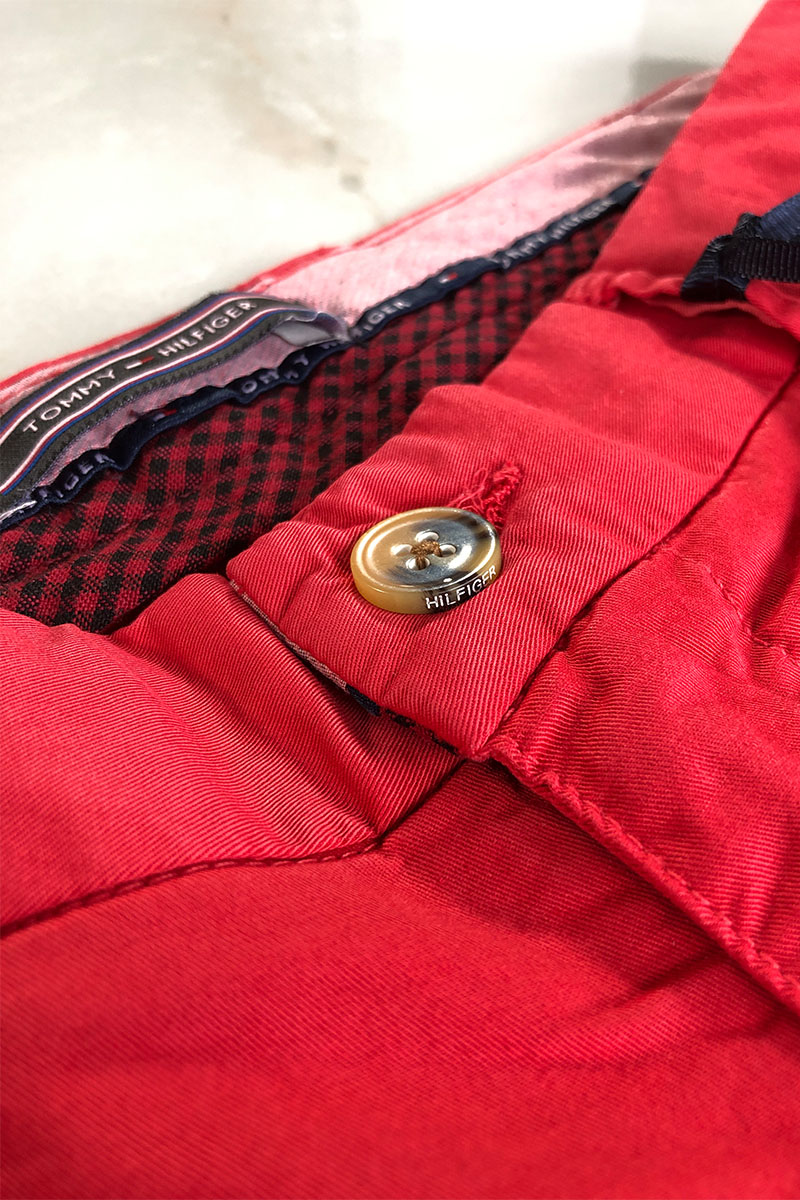 Tommy Hilfiger Мужские красные шорты