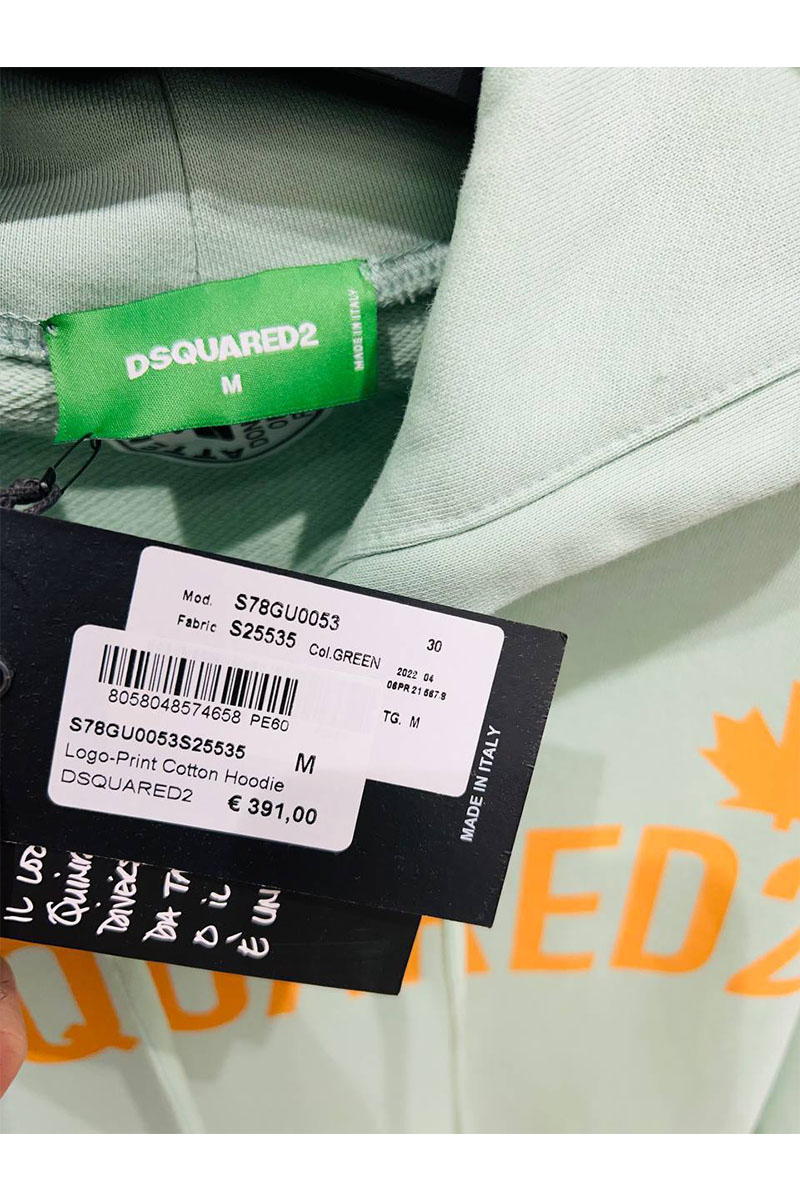 Dsquared2 Мужское худи One Life logo-print
