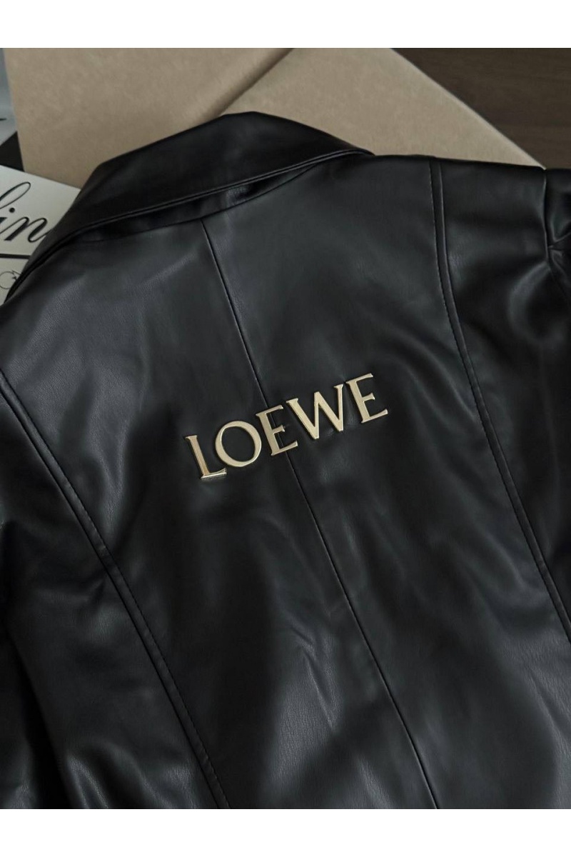 Loewe Женская кожаная куртка premium - Black