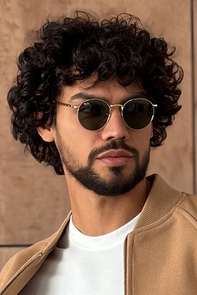 Солнцезащитные очки New Round - Green