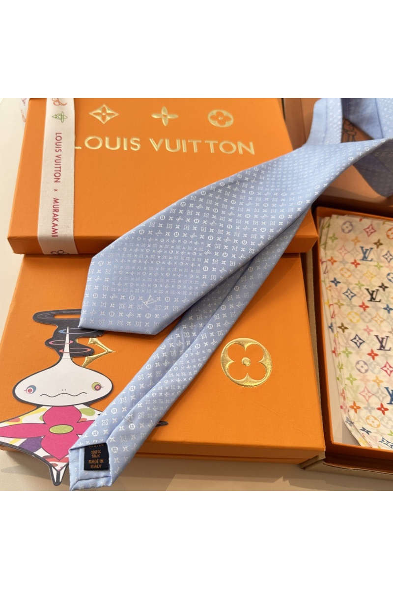 Lоuis Vuittоn Галстук Monogram premium - Blue