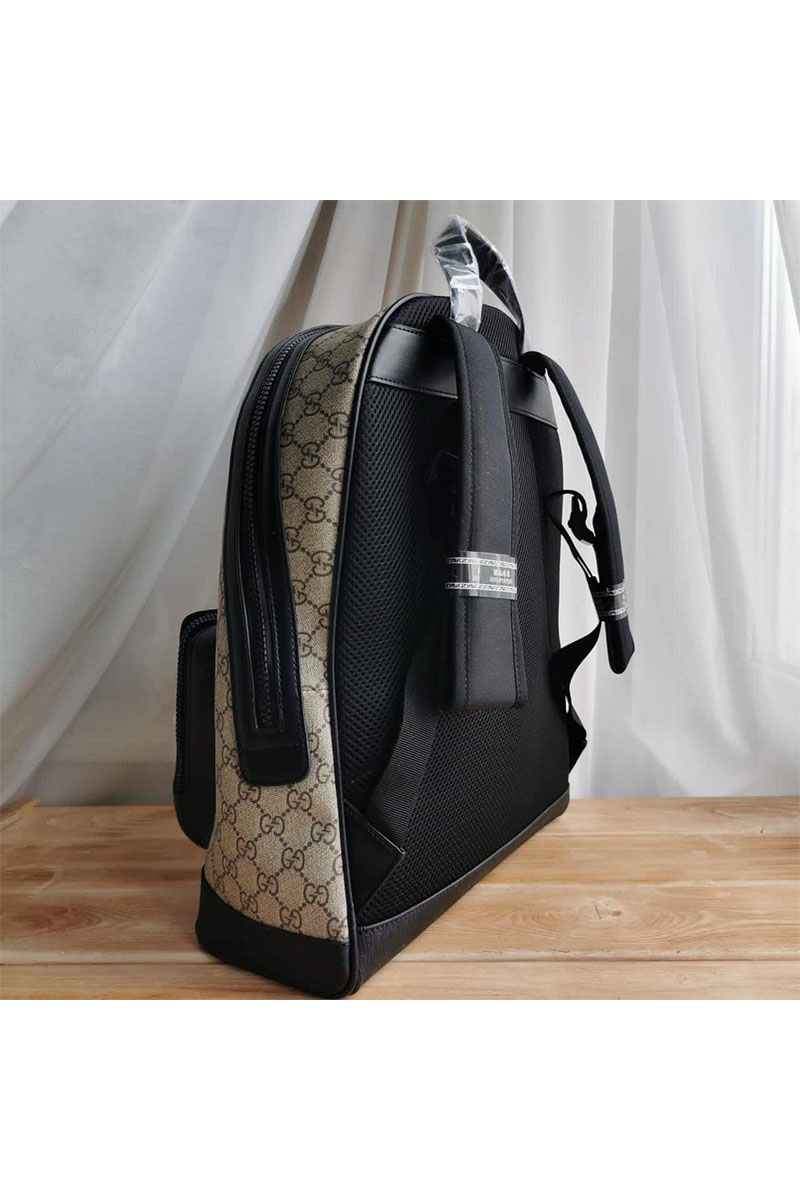 Gucci Кожаный рюкзак GG Supreme 31.5x41x14.5 см