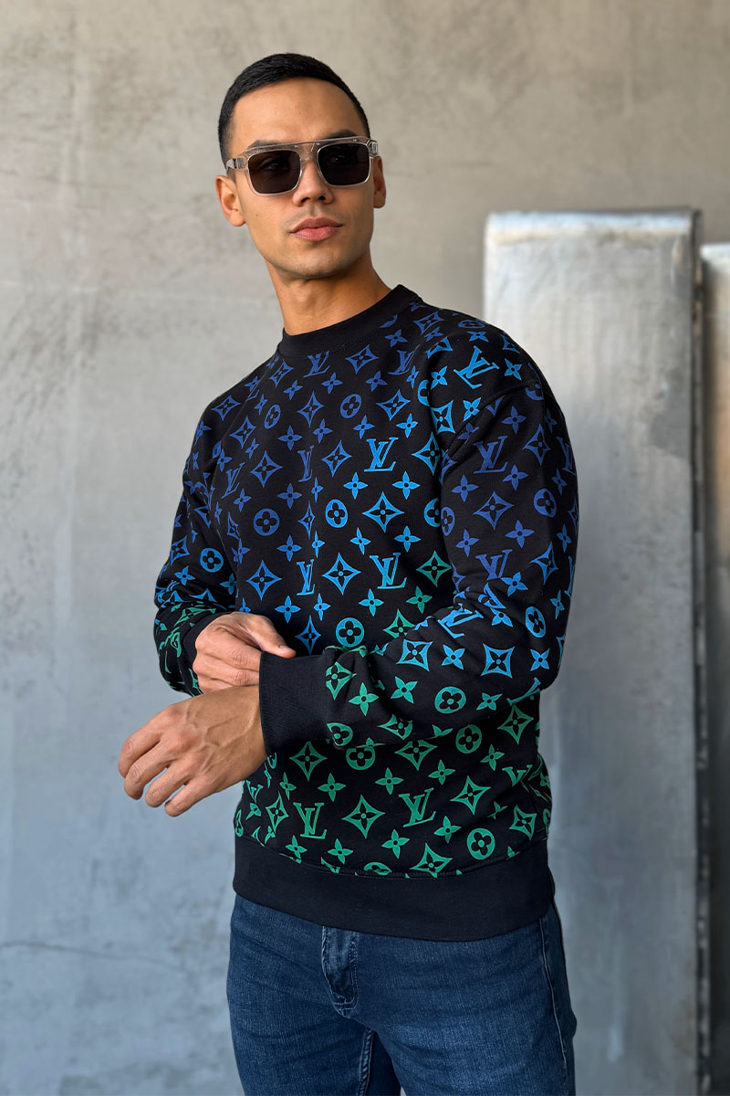 Lоuis Vuittоn Мужской свитшот Gradient Monogram