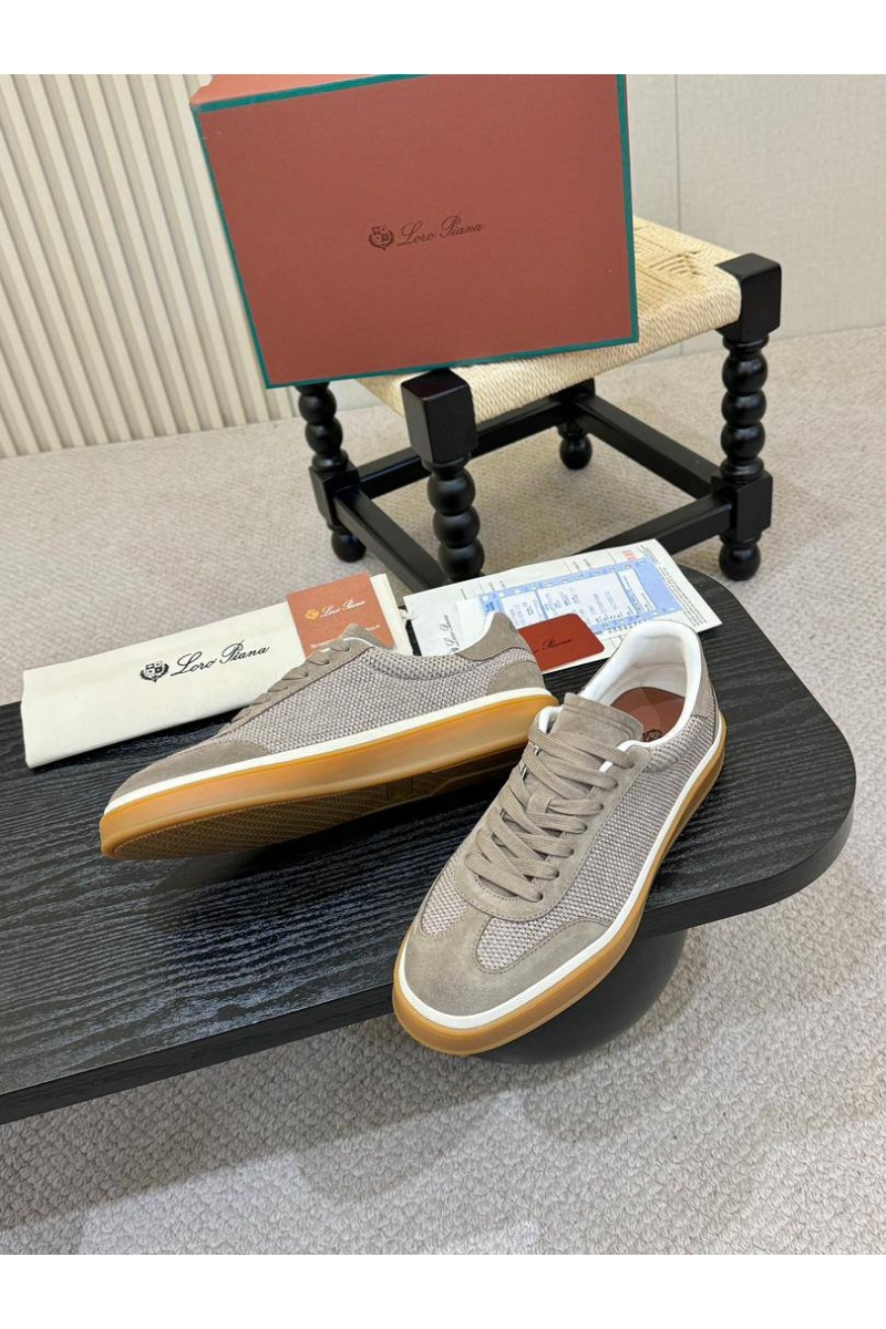 Loro Piana Мужские кроссовки Tennis Walk - Beige