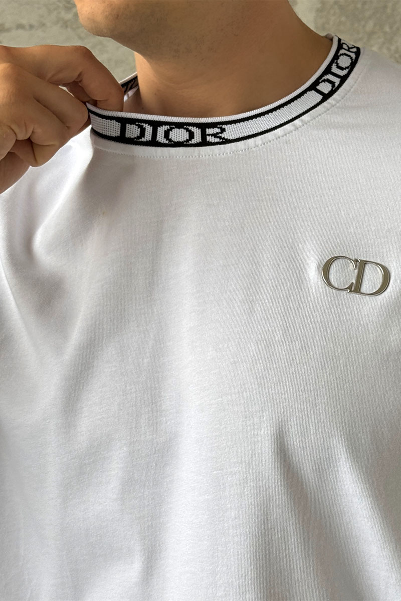 Dior Белая оверсайз футболка