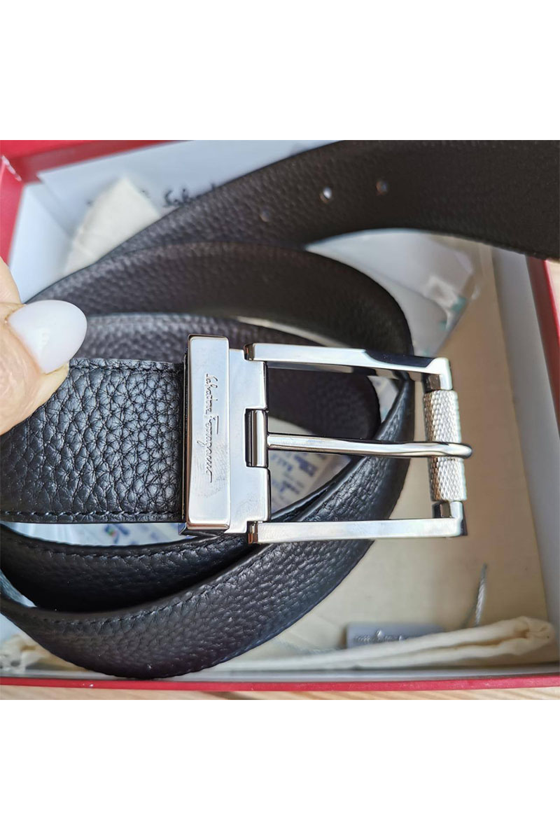 Salvatore Ferragamo Кожаный ремень (ширина 4 см, длина 100 / 105 см)