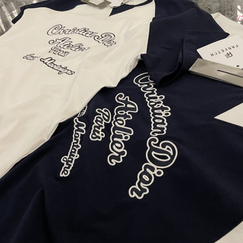 Dior Мужская футболка Atelier - Navy / White