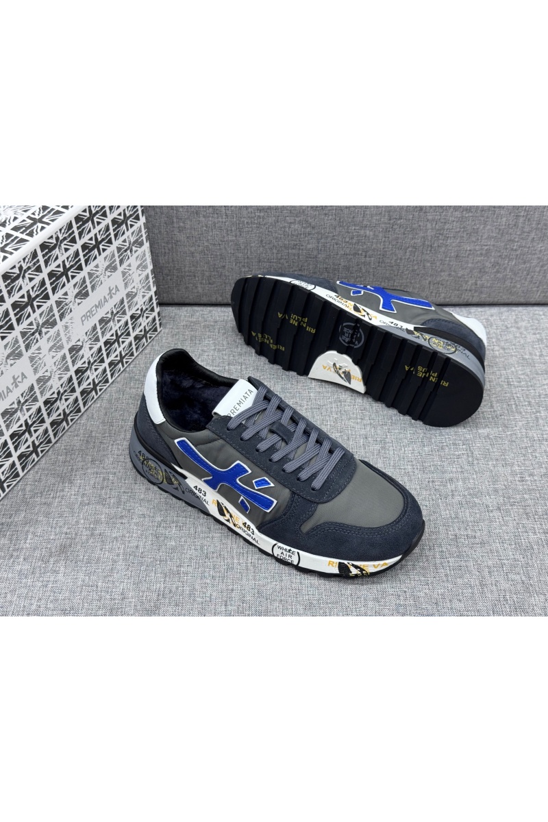 Premiata Мужские кроссовки с мехом Mick