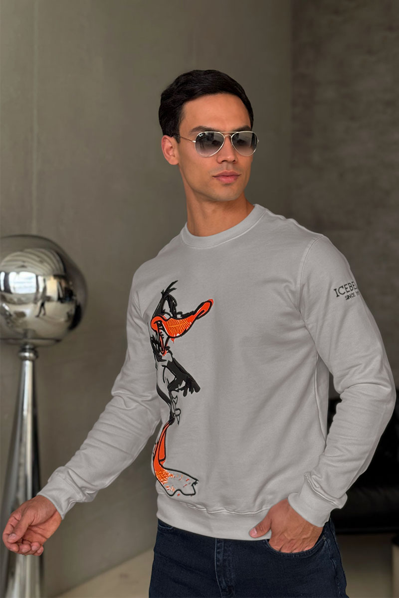 Iceberg Мужской свитшот "Daffy Duck" - Grey