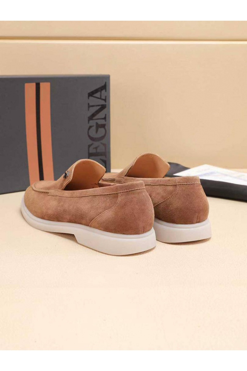 Zegna Мужские замшевые лоферы 