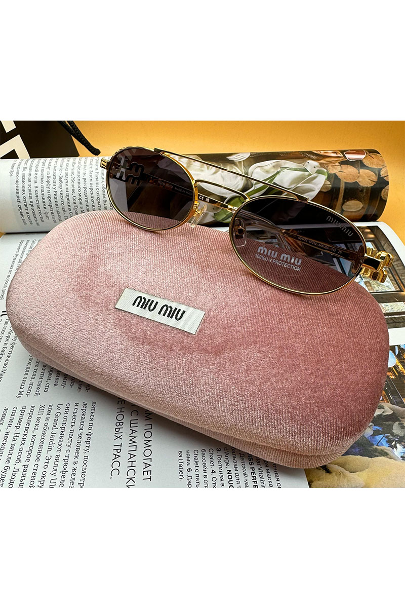 MIU MIU Женские солнцезащитные очки Oval