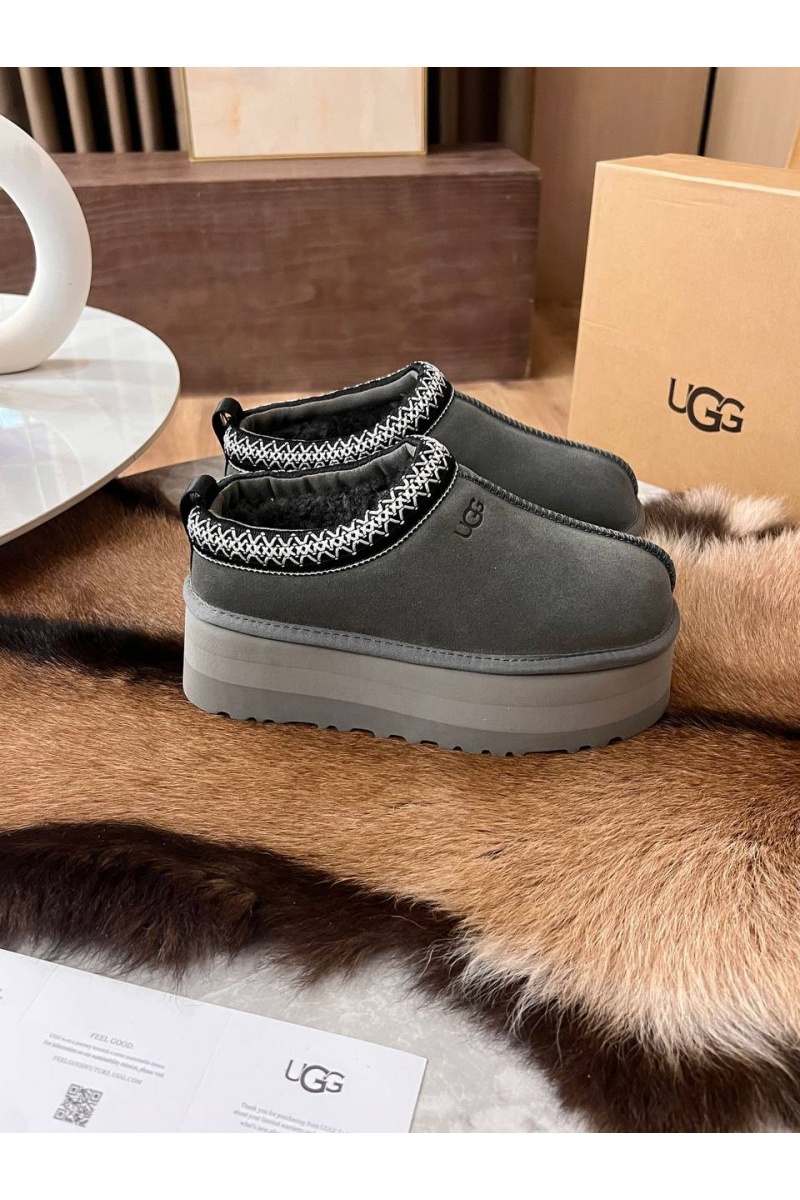UGG Женские замшевые ботинки Tazz Platform - Grey