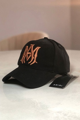 Мужская чёрная бейсболка