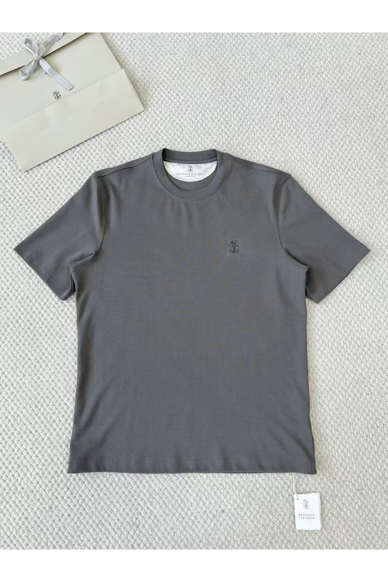 Brunеllо Сuсinеlli Мужская серая футболка premium