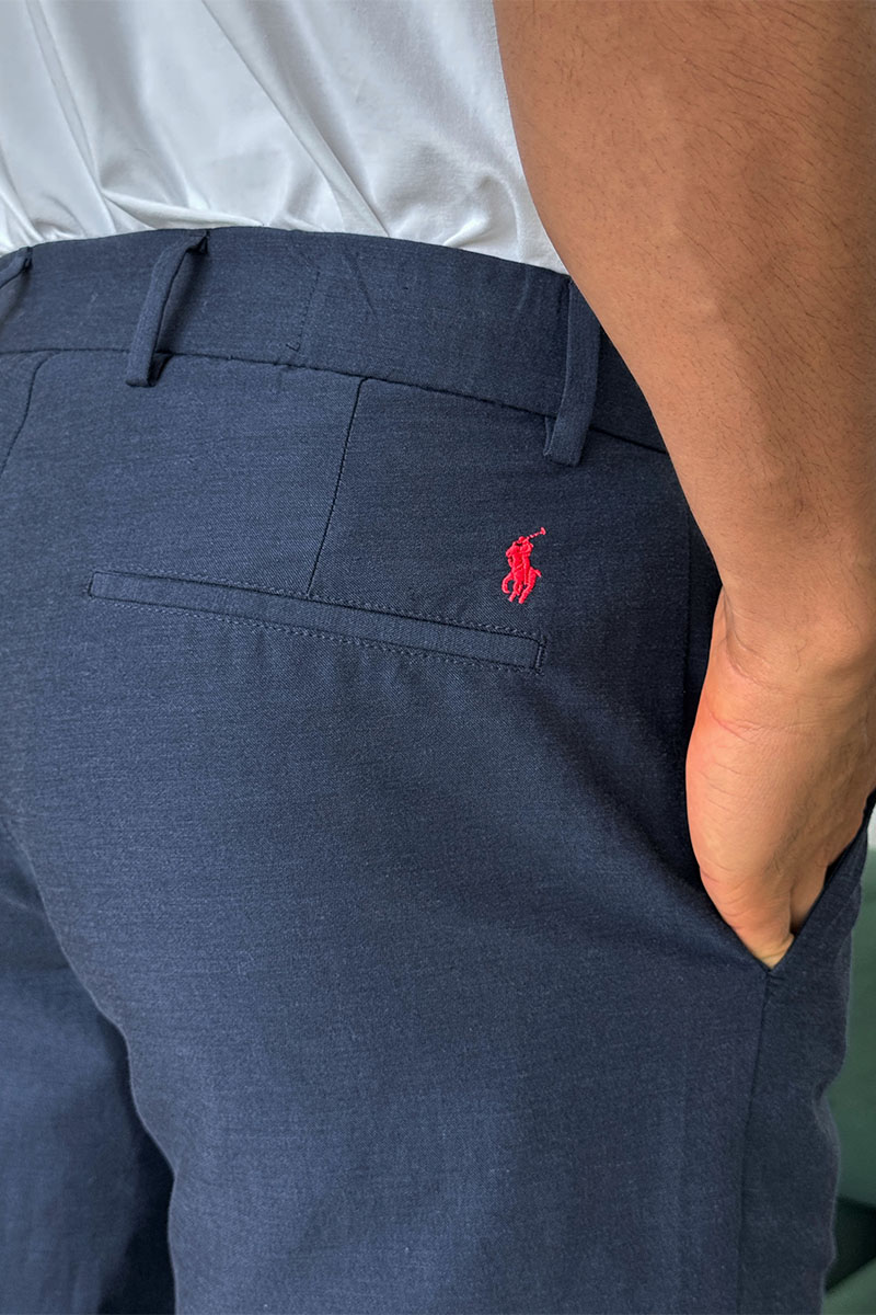 Polo Ralph Lauren Мужские тёмно-синие шорты 