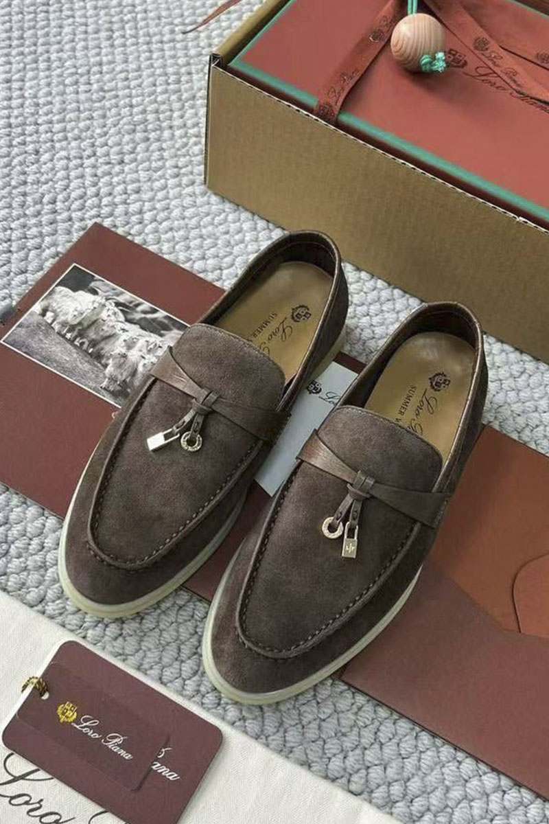 Loro Piana Женские лоферы Summer Charms Walk premium - Brown