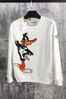 Мужской свитшот "Daffy Duck" - White