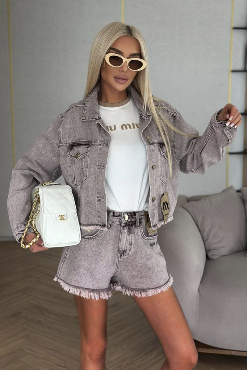 MIU MIU Женские джинсовые шорты premium