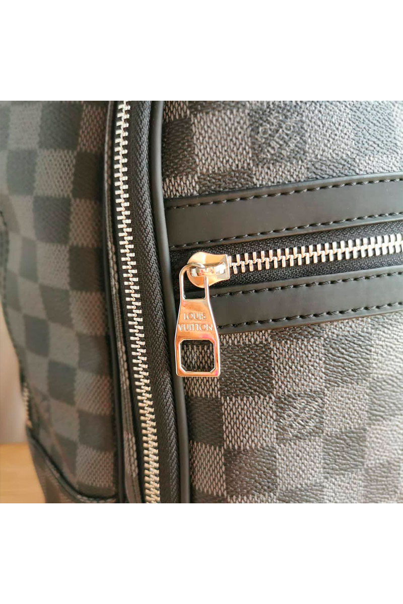 Lоuis Vuittоn Кожаный рюкзак Damier 28x45x18 см