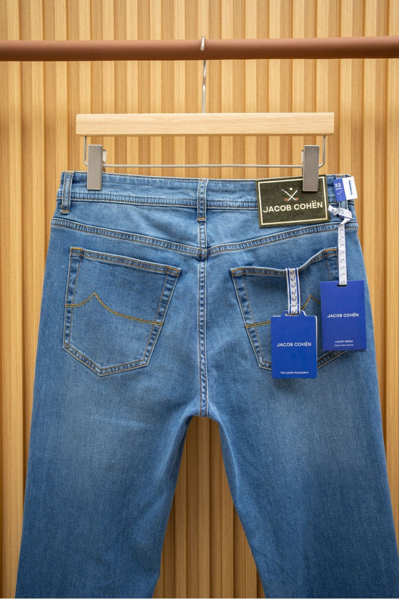 Jacob Cohen Мужские синие джинсы Premium