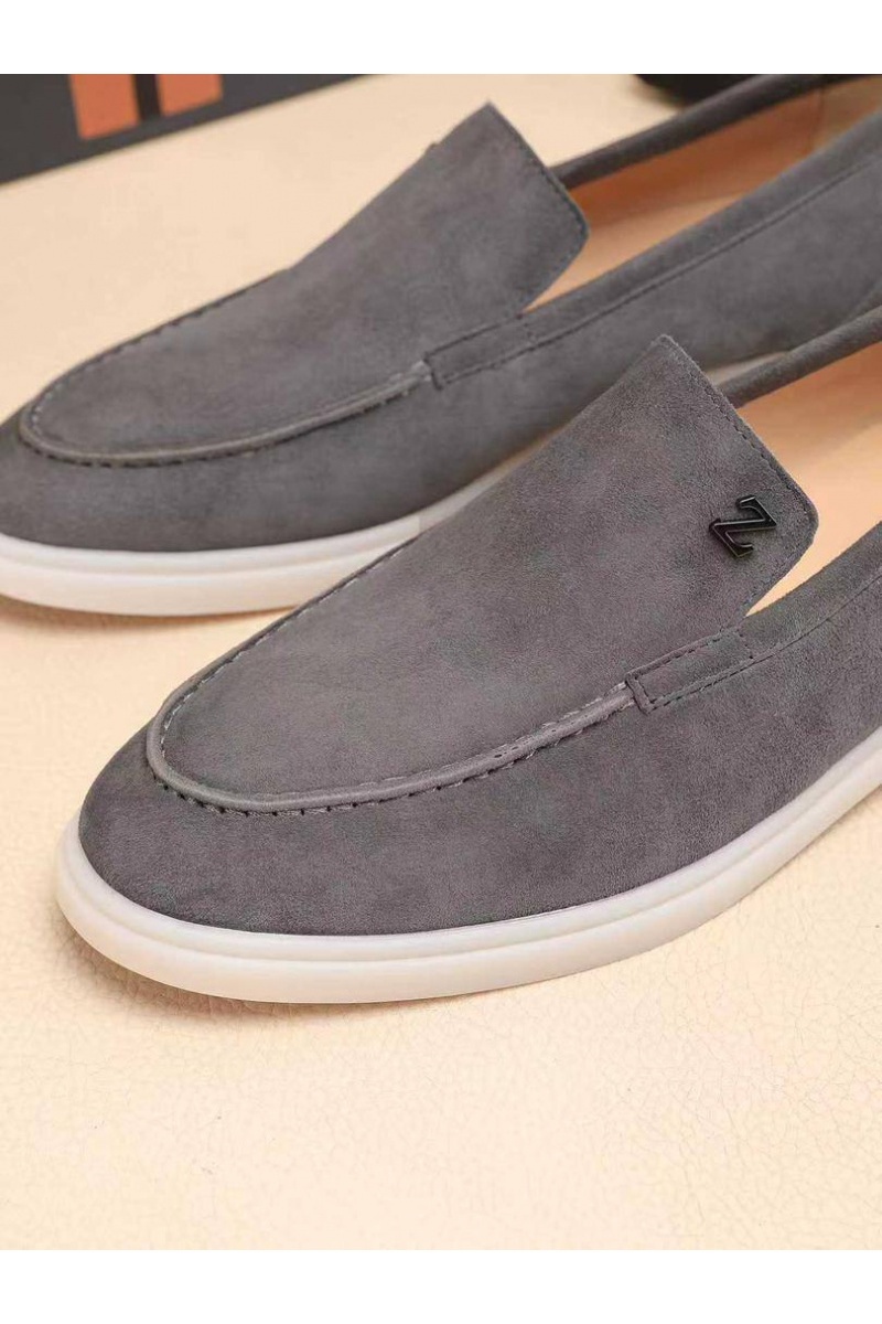 Zegna Мужские замшевые лоферы