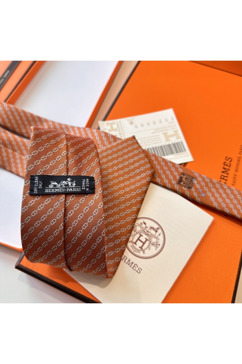 Hermes Галстук Jetez l'Ancre premium - Orange