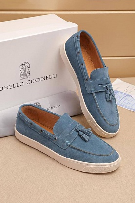 Мужские замшевые лоферы 