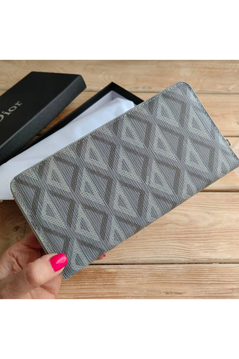 Dior Кожаное портмоне CD Diamond 20х10 см