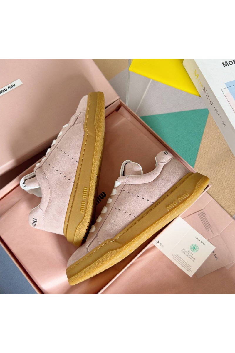 MIU MIU Женские кроссовки Premium - Pink