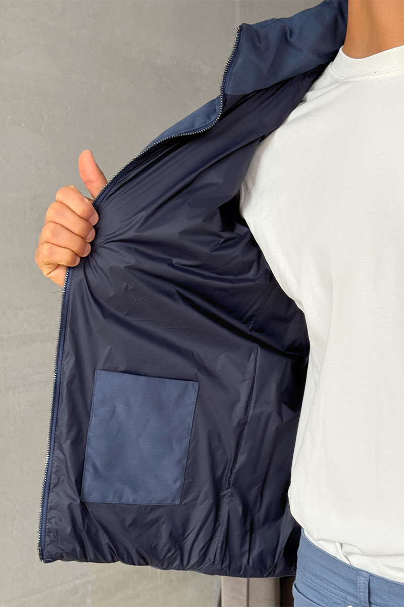 Loro Piana Мужской синий жилет 