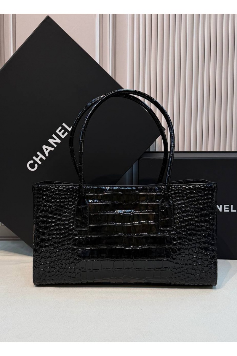 Chаnеl Кожаная сумка Shopping Tote premium 35x19x12 см