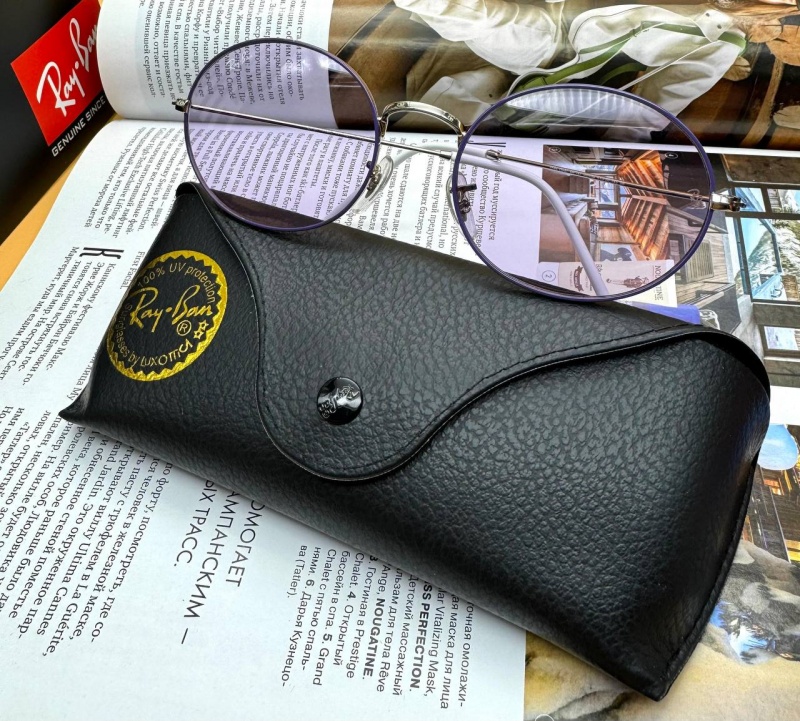 Ray-Ban Солнцезащитные очки Oval Metal - Purple