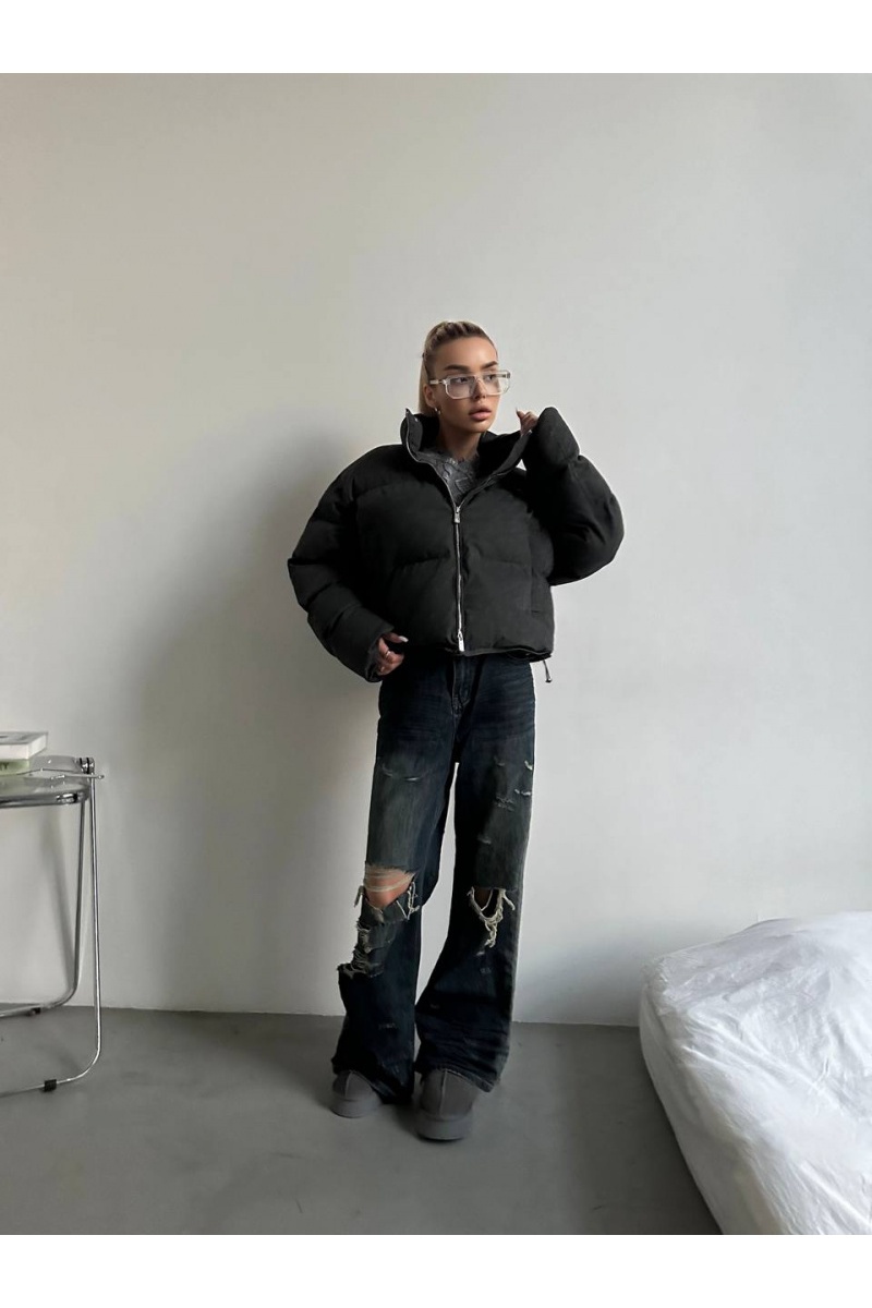 Chrome Hearts Женская чёрная куртка 
