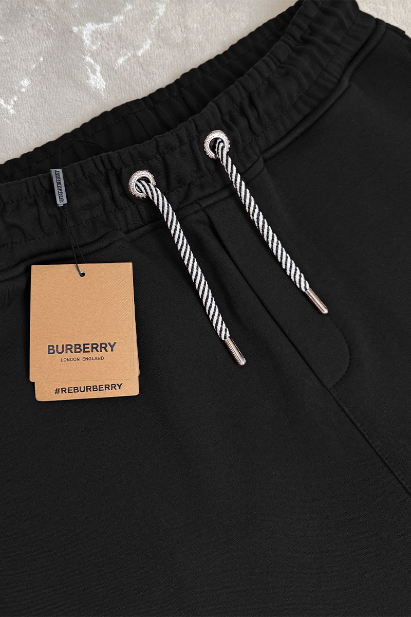 Burberry Мужские шорты Horseferry logo - Black 
