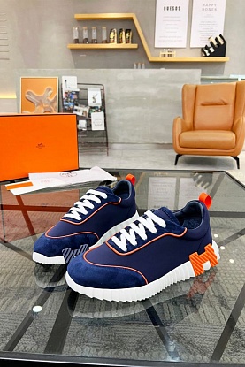 Мужские замшевые кроссовки Bouncing - Blue