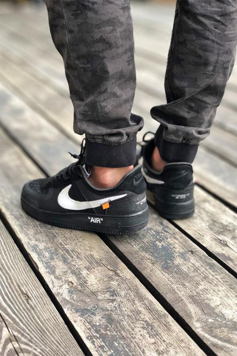 Nike Кроссовки Off-White x AF1 Low "Black"