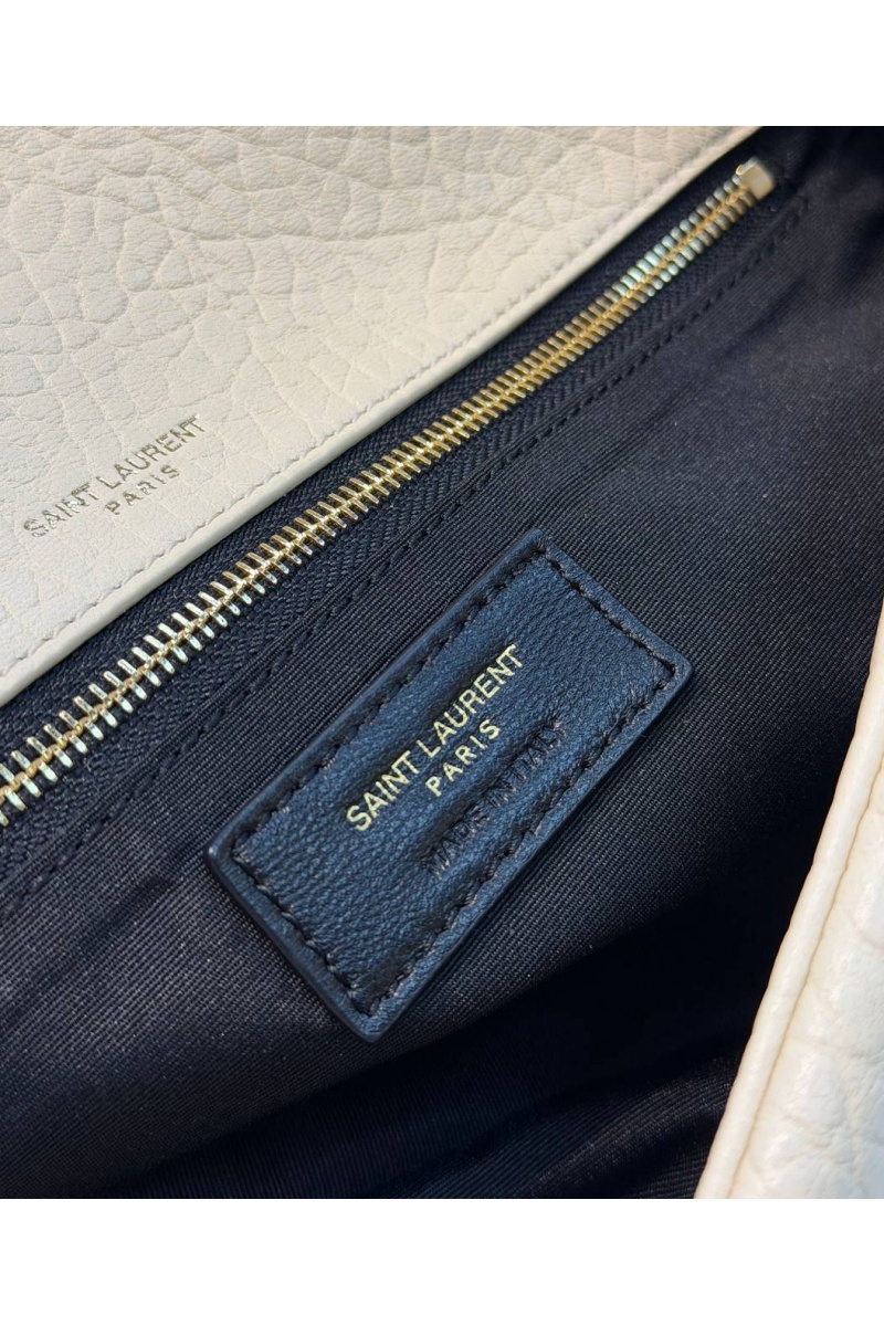 Yves Saint Laurent Кожаная сумка Calypso premium 30x12x5 см
