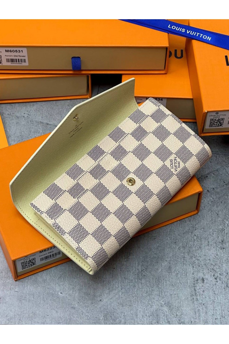 Lоuis Vuittоn Кожаный кошелек Sarah Premium 19x10.5x2.5 см