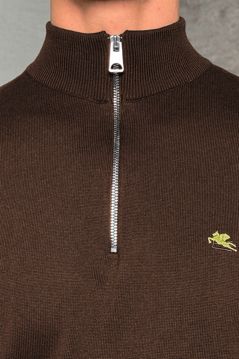 Etro Мужская кофта zip-up - Brown