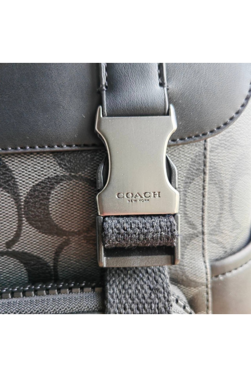 Coach Кожаный рюкзак Rivington 39x26 см