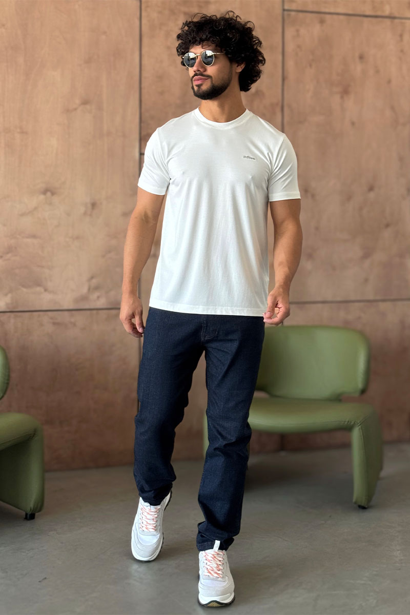 Kiton Мужские тёмно-синие джинсы 