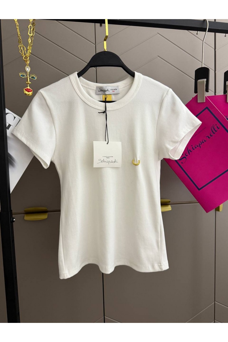 Schiaparelli Женская белая футболка premium