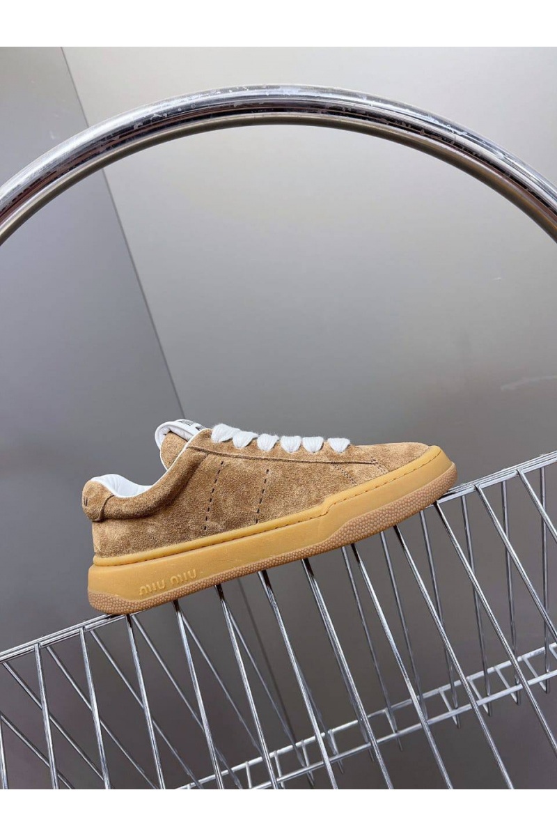 MIU MIU Женские кроссовки Premium - Brown