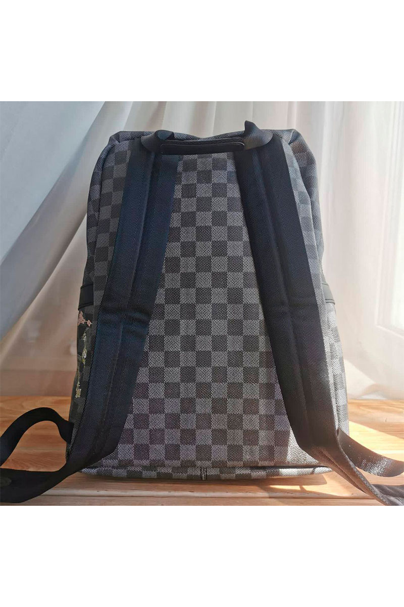 Lоuis Vuittоn Кожаный рюкзак Discovery Damier Graphite 37x40x20 см